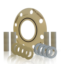 LineBacker flange isolation kit with quad-ring sealing technology. LineBacker gasket system providing electrical isolation in pipelines. Pipeline flange isolation kit for high-integrity sealing applications